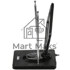 Антенна комнатная DVB-T2 и ДМВ+МВ активная Сигнал SAI-975 усы 1м кабель 3м, с регулятором