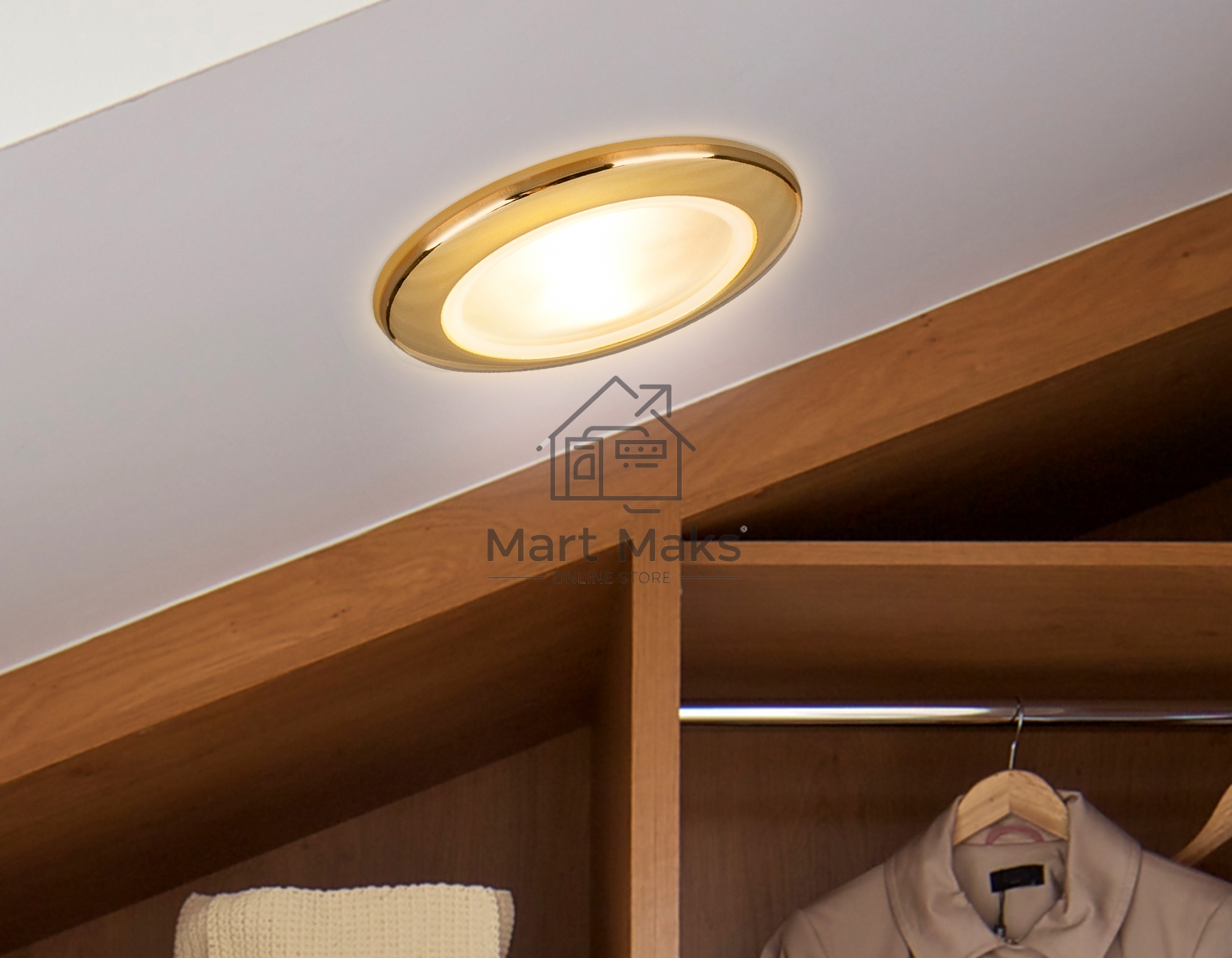 Светильник Ambrella light TN110 GD золото GU5.3 D92*35