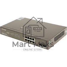 Коммутатор IP-COM G3310P-8-150W, 8×1 Гбит/с PoE + 2×1 Гбит/с SFP, управляемый