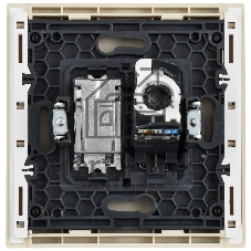 Розетка двойная TV+RJ45 кат.5E IEK FORTE&PIANO FP436 ваниль