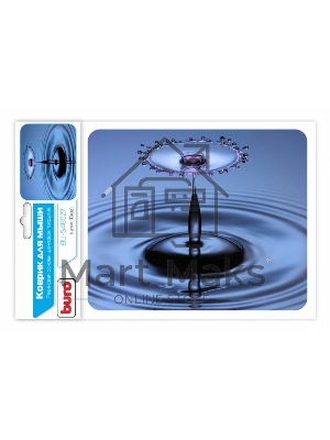 Коврик для мыши Buro BU-S48027 рисунок/капля