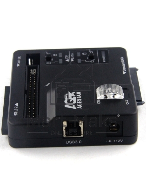 Док-станция для HDD/SSD AGESTAR 3FBCP, черный