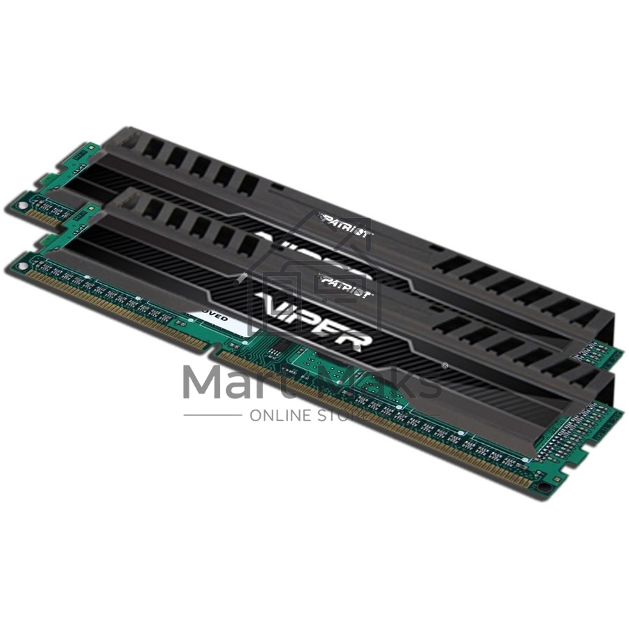 Оперативная память Patriot Viper 3, DDR3, 16GB (2x8 GB), 1600 MHz, CL10, DIMM, радиатор, черный