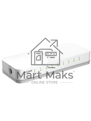 Сетевое оборудование D-Link DES-1008C/A1A Неуправляемый коммутатор с 8 портами 10/100Base-TX