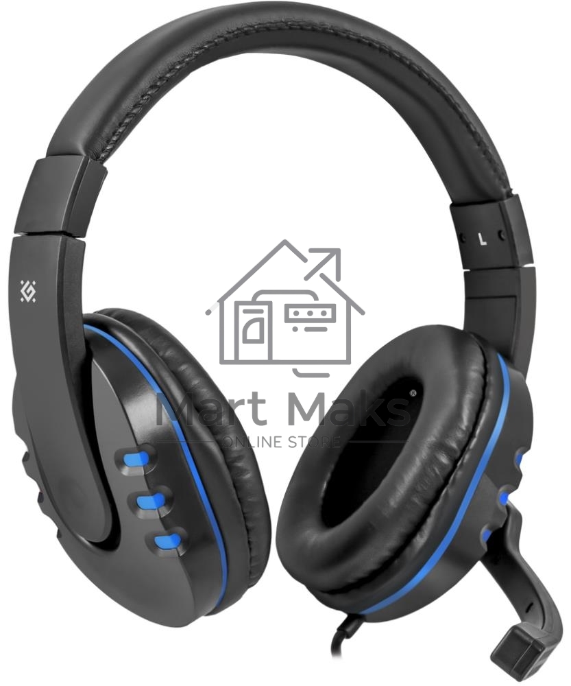 Гарнитура Defender GAMING WARHEAD G-160 BLACK/BLUE