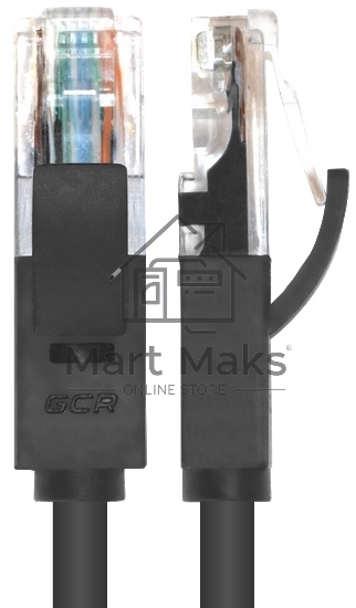 Патч-корд Greenconnect Патч-корд UTP прямой 20m AWG24 кат.5е,  RJ45,  медь, литой (Черный), пластик пакет (GCR-LNC06-20.0m)
