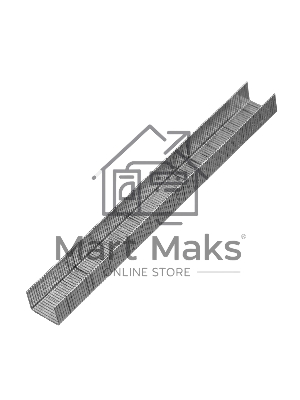 Скобы 21GA для пнев. степл., 10мм, шир. - 0,95мм, тол. - 0,6мм, шир. скобы - 12,8мм, 5000шт Denzel