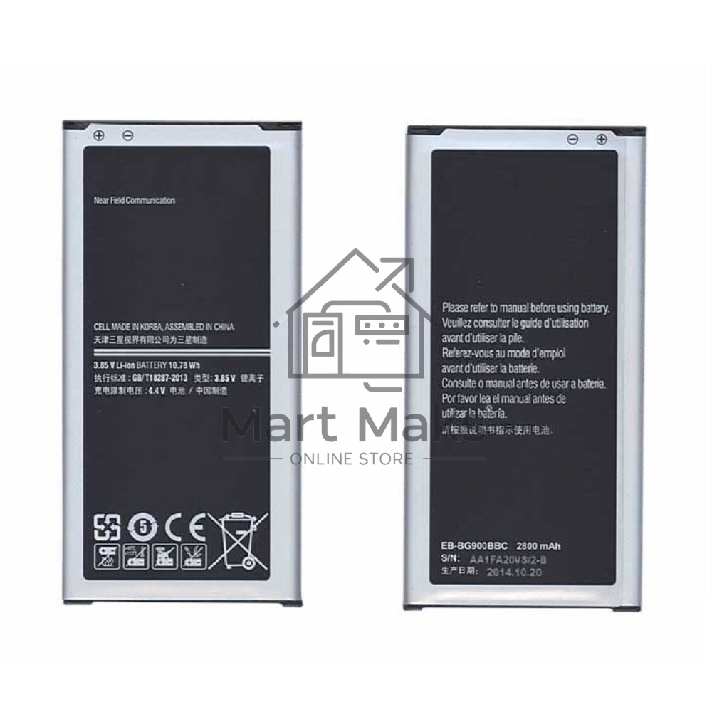 Аккумуляторная батарея EB-BG900BBE для Samsung Galaxy S5 10.78Wh