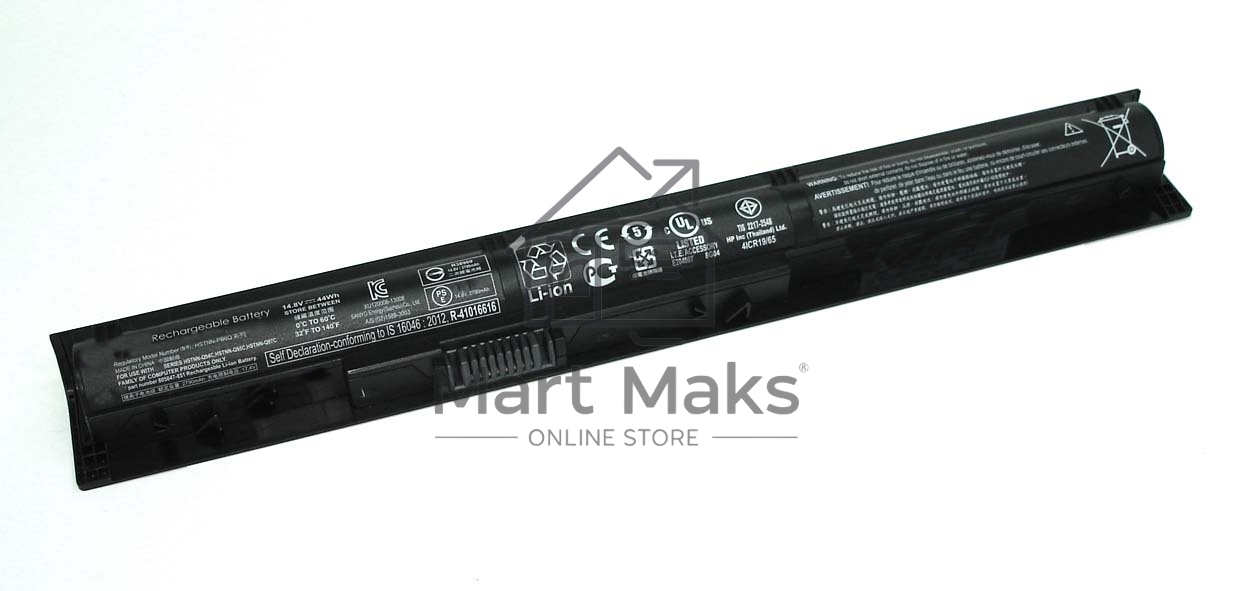 Аккумуляторная батарея для ноутбука HP ProBook 450 G3, 470 G3 14.8V 44Wh черный