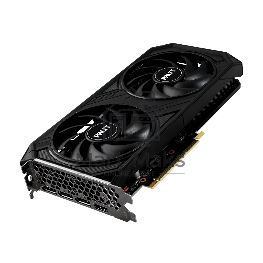 Видеокарта Palit RTX4060TI DUAL OC NVIDIA GeForce RTX 4060TI 8192Mb PCI-E 4.0 128 GDDR6 2685/9000 HDMIx1 DPx3 HDCP Ret