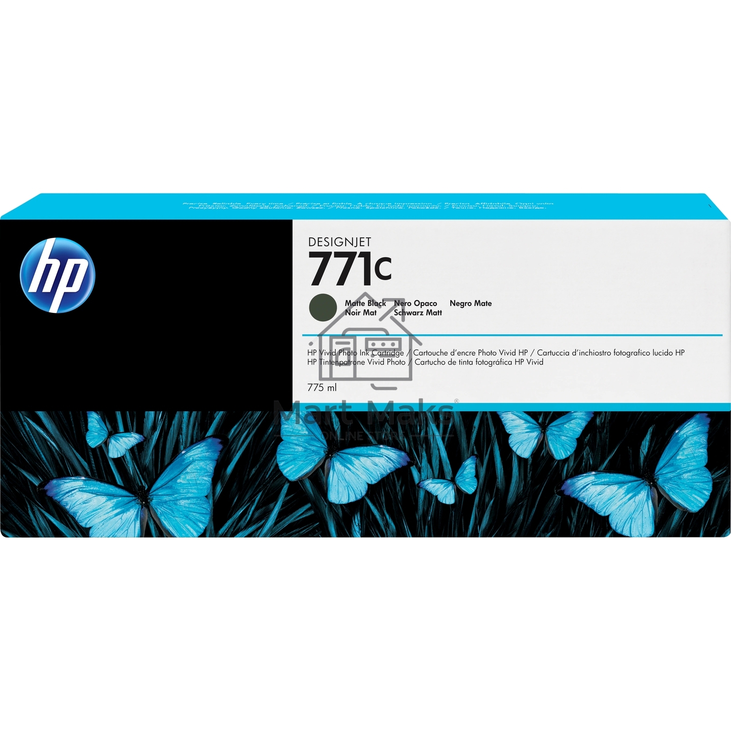 Картридж струйный HP №771C B6Y07A черный матовый для HP DJ Z6200 (775мл)