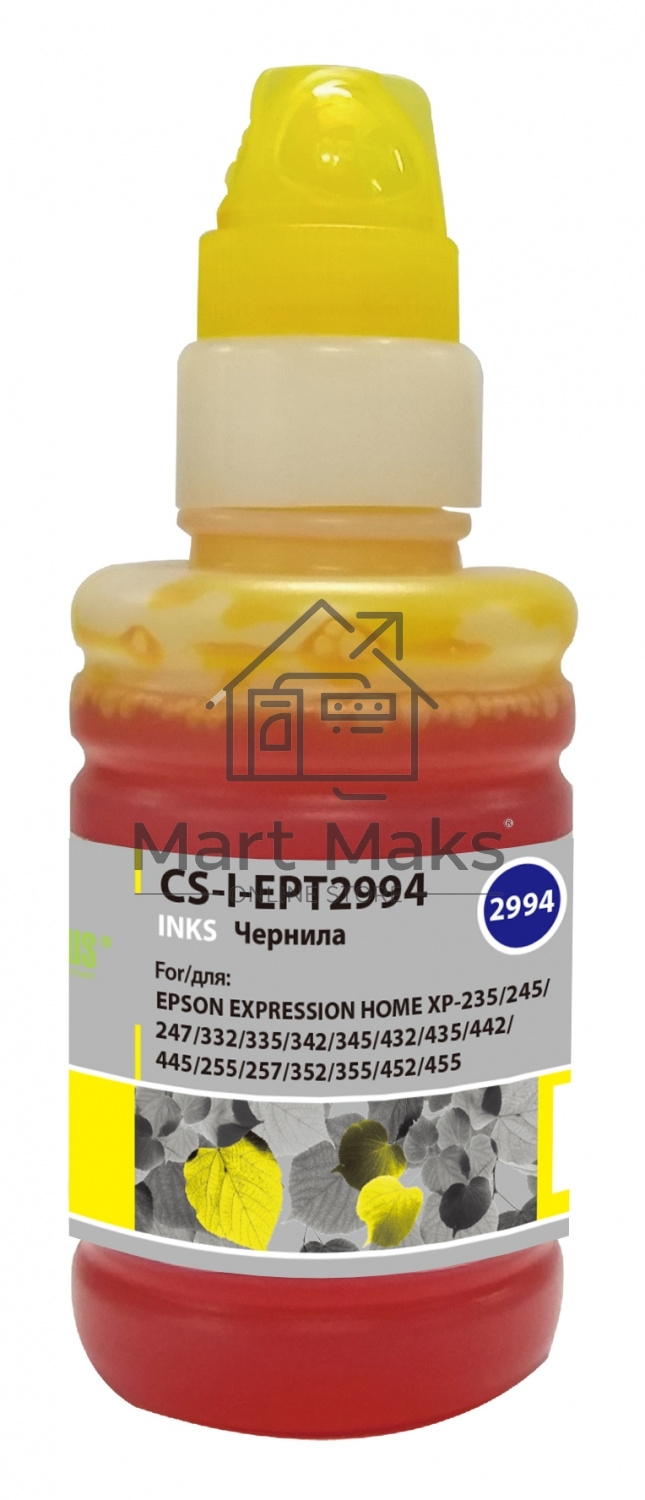 Чернила Cactus CS-I-EPT2994 желтый100мл для Epson Expresion Home XP-235/332/335/432/435