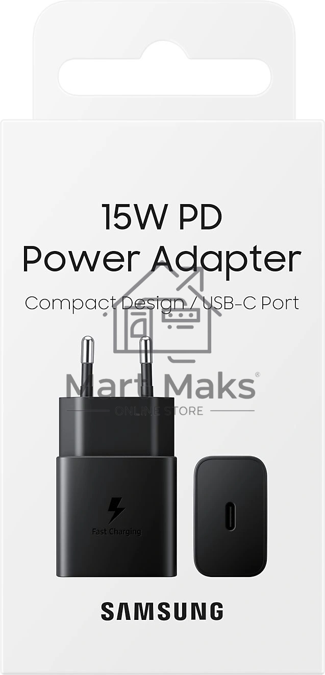 Зарядное устройство Samsung черный EP-T1510 W/O CABLE
