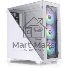 Компьютерный корпус Thermaltake Divider 300 TG ARGb белый без БП ATX 2x120мм 2xUSB 3.0 audio front door bott PSU