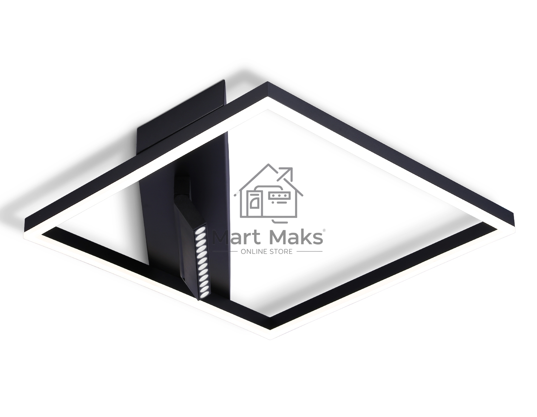 Светильник Ambrella light FL51464/1+1 BK черный 70W 3000K-6400K+4200K 500*500*110 (ПДУ РАДИО 2.4G)