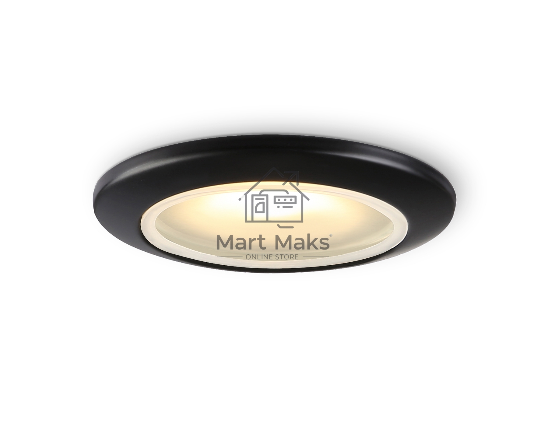 Светильник Ambrella light TN111 BK черный IP44 GU5.3 D93*33