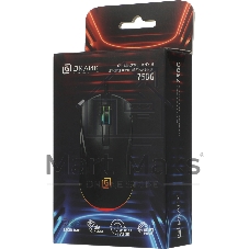 Мышь проводная Oklick 750G черный, 7200 dpi, USB, кнопки - 5