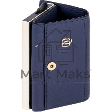 Картхолдер Piquadro Lyra PP5649W92R/BLU4 синий, натуральная кожа