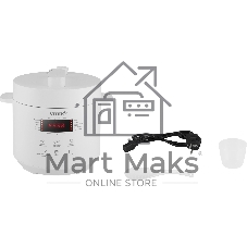 Мультиварка-скороварка Vitek VT-MC0301 белый, 3 л, 500 Вт, кнопки, 20 программ