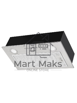 Вытяжка встраиваемая Weissgauff Fiona 60 X серебристый, 53 см, 850 куб. м/ч, 49 дБ