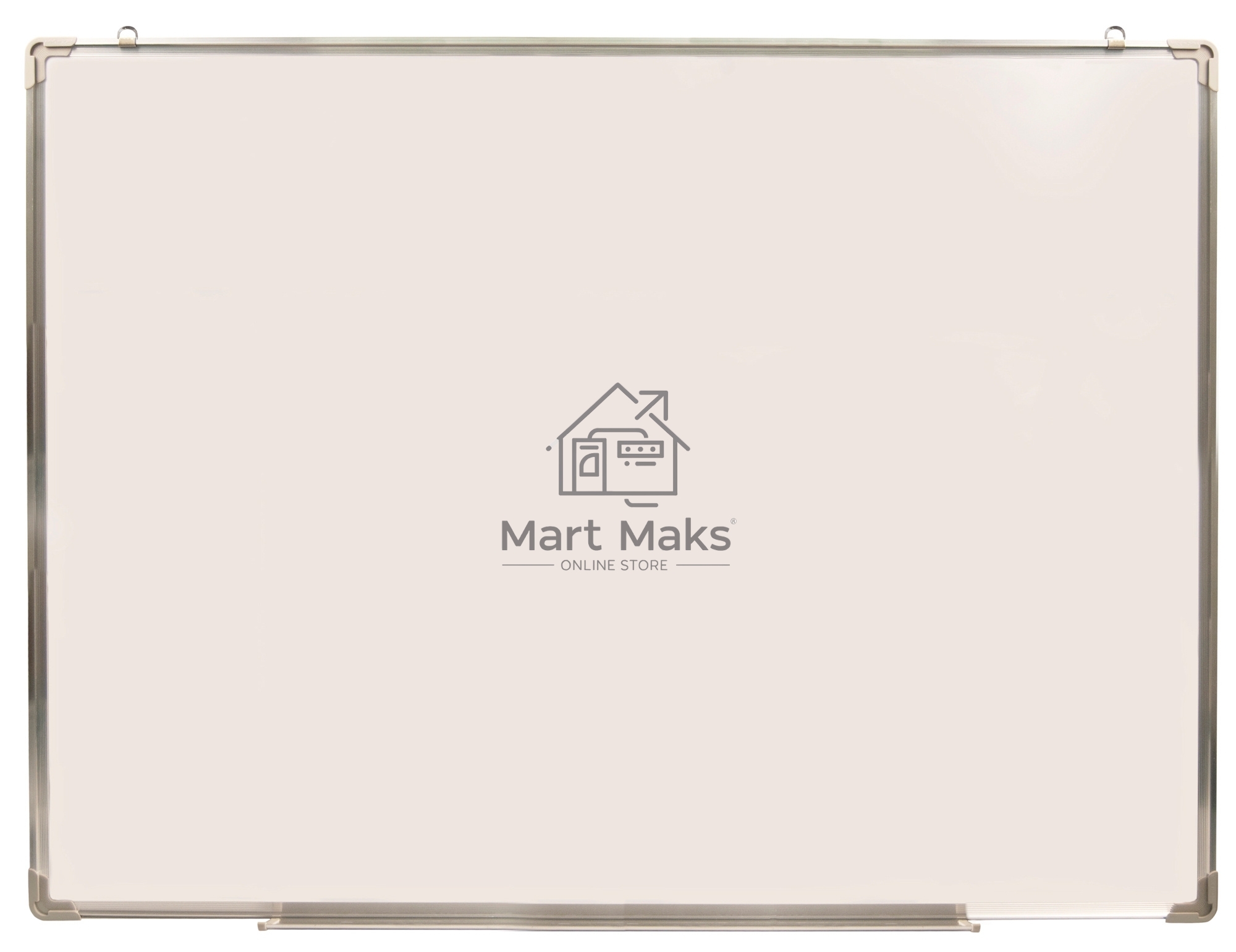Доска магнитно-маркерная Buro, лак, 90x120см, алюминиевая рама, лоток для аксессуаров