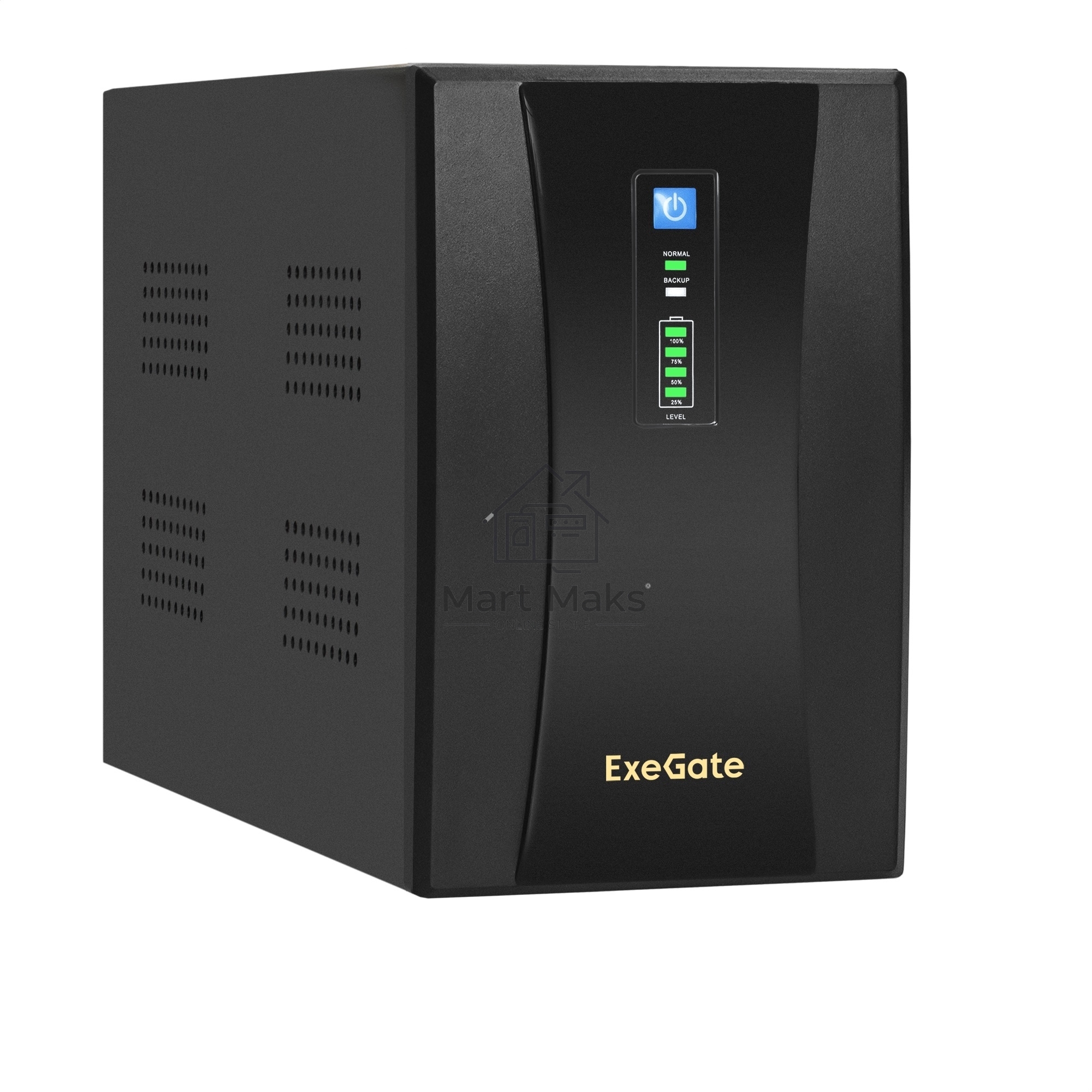 Источник бесперебойного питания ExeGate EX292612RUS SpecialPro UNB-2200.LED.AVR.4C13.RJ.USB <2200VA/1300W, LED, AVR,4*C13, RJ45/11,USB, металлический корпус, Black>