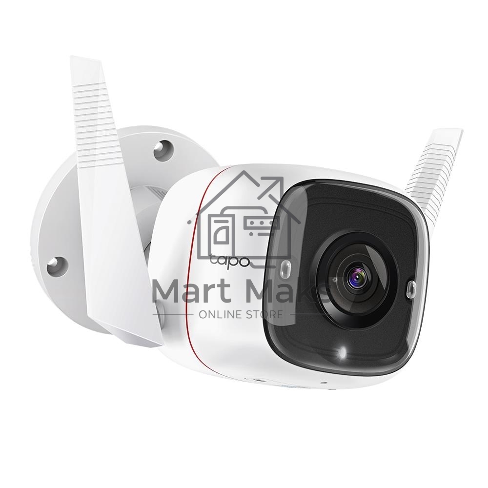 Видеокамера IP TP-Link Tapo C310 White 3MP indoor & outdoor IP camera, 30m Night Vision, IP66 dust & waterproof, Motion Detection and Notification, 2-way Audio, supports Micro SD card storage, easy setup with APP