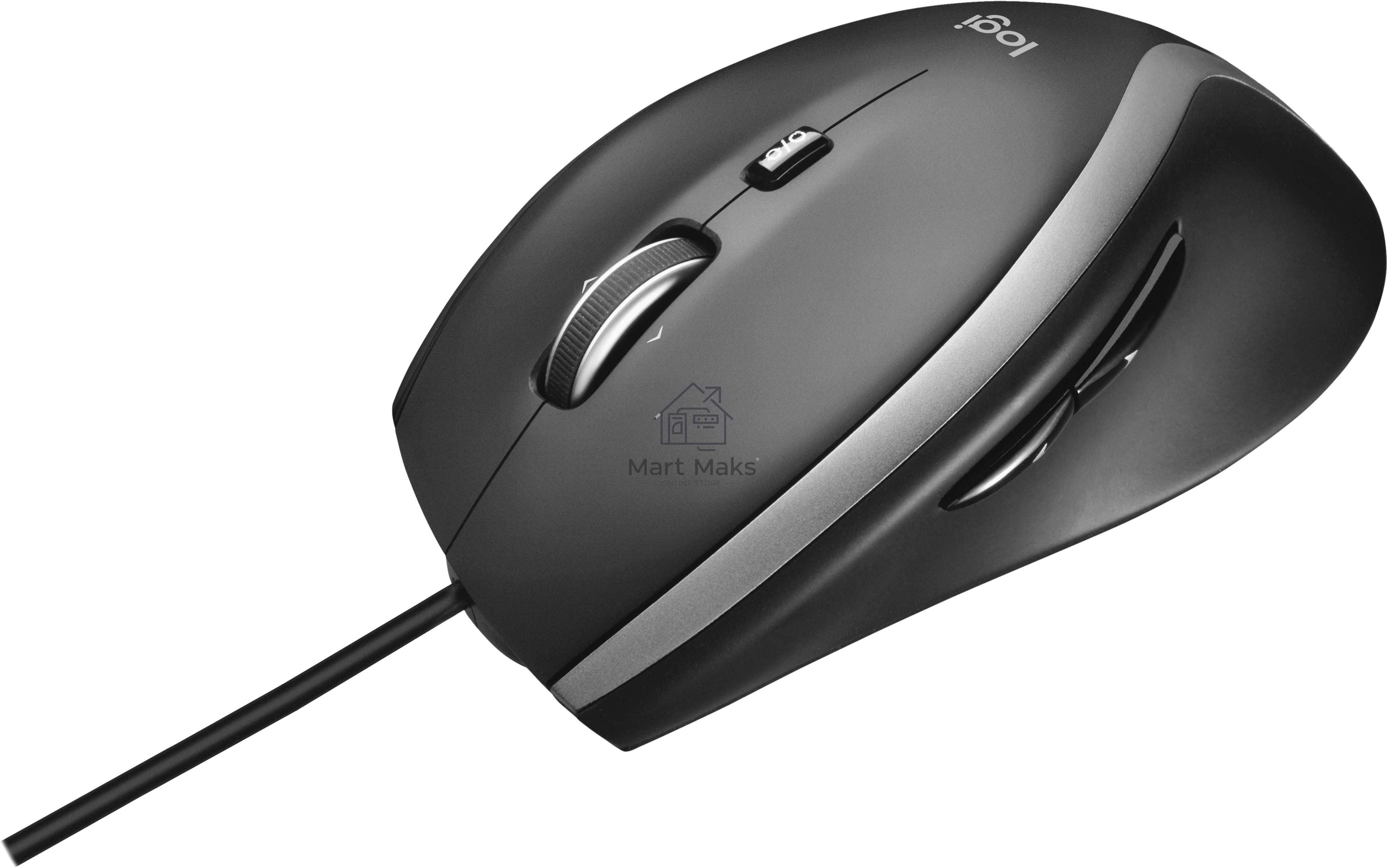 Мышь проводная Logitech M500S черный, 4000 dpi, USB, кнопки - 7