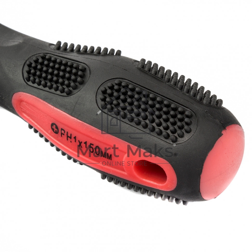 Отвертка Anti-Slip, PH1 х 150 мм, CrV, двухкомп. рукоятка Matrix