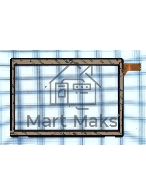 Сенсорное стекло (тачскрин) WJ2038-FPC-V1.0, черное