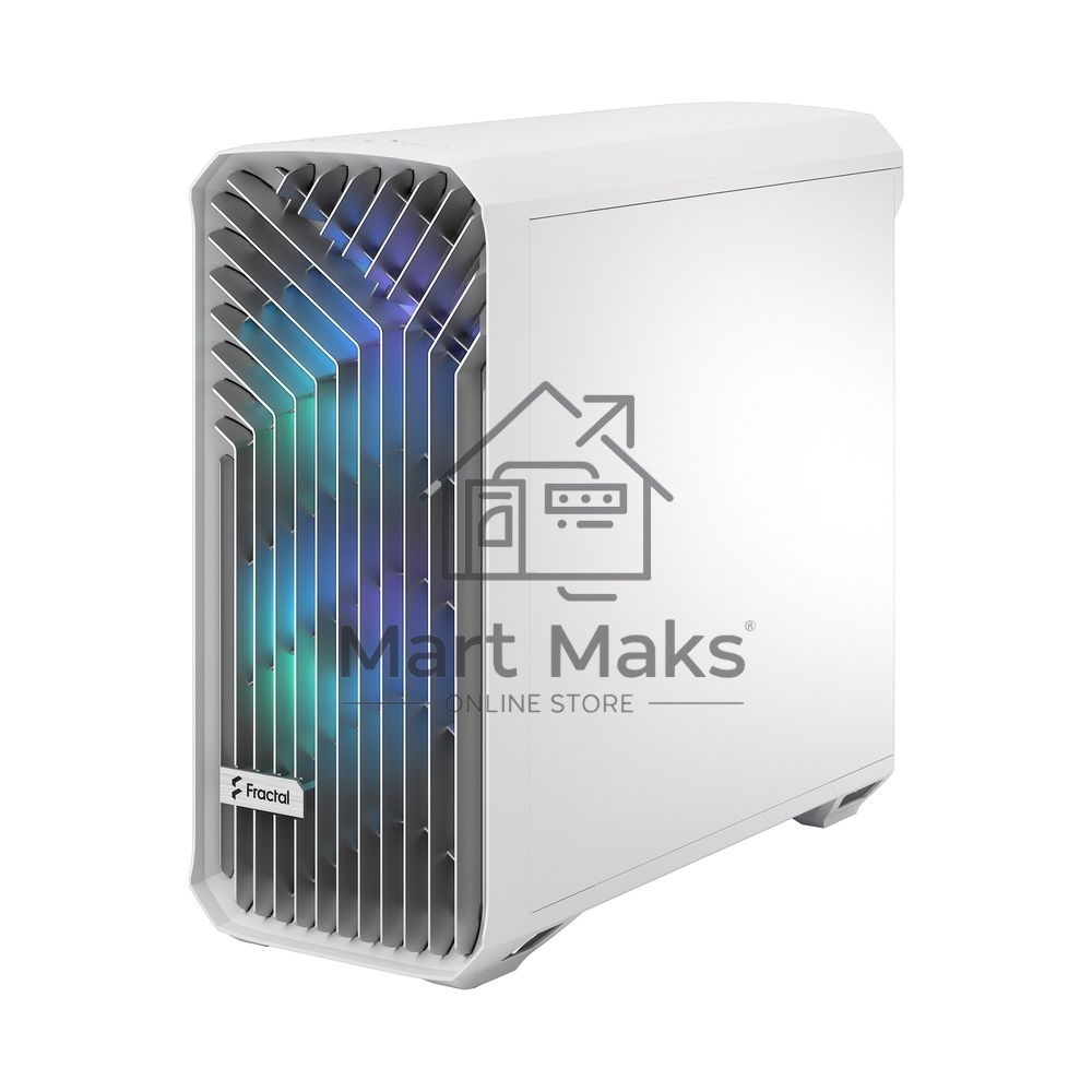 Корпус ПК без блока питания Fractal Design Torrent RGB TG Clear Tint, Full-Tower, 2x180mm + 3x140mm RGB, 2xUSB-A 3.2 + 1xUSB 3.2 Type-C E-ATX, SSI-CEB, SSI-EEB, ATX, mATX, mITX White