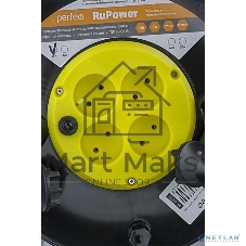 Удлинитель на катушке PERFEO (PF_B4674) RU POWER на катушке, б/з, 4 гн-30 м