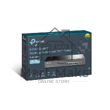 Коммутатор TP-Link TL-SG1008MP 8-портовый настольный/монтируемый в стойку гигабитный коммутатор с 8 портами PoE+