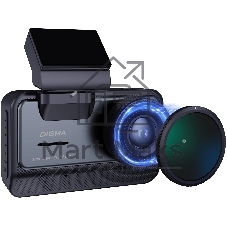 Видеорегистратор Digma FreeDrive 415W max черный 8Mpix 2160x3840 170гр. Allwinner