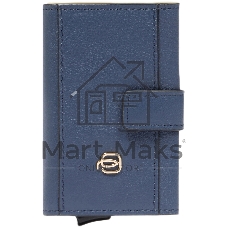 Картхолдер Piquadro Lyra PP5649W92R/BLU4 синий, натуральная кожа
