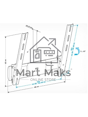 Кронштейн для телевизора Holder LCD-T4612 черный 32