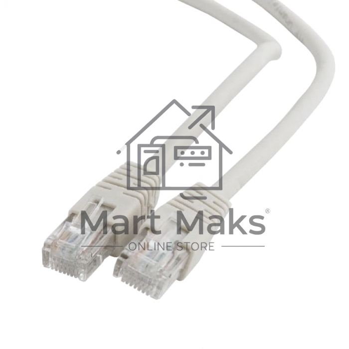 Патч-корд UTP Cablexpert PP6U-1M кат.6, 1м, литой, многожильный (серый)
