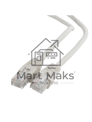Патч-корд UTP Cablexpert PP6U-1M кат.6, 1м, литой, многожильный, серый