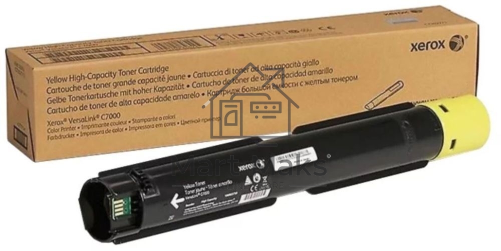 Картридж лазерный XEROX 106R03766 желтый для XEROX VersaLink C7000 (10100 стр)(Channels)