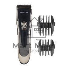 Набор для стрижки Galaxy Line GL 4165, черный, 3 Вт, время непрерывной работы до 1,5 ч, время зарядки около 2 часов, аккум. Li-Ion 3,7 В, емкость аккум. 600 мА*ч, лезвия из нержав. стали, ширина лезвия 40 мм, 2 насадки-расчески (3 и 6 мм, 9 и 12 мм), USB зарядка