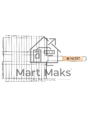 Решетка-гриль 340х340х60 мм, объемная, нержавеющая сталь, Camping Palisad