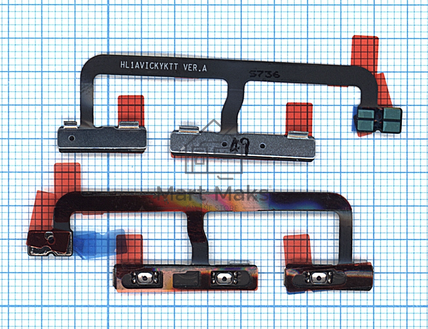 Шлейф кнопки включения и громкости для Huawei P10 Plus