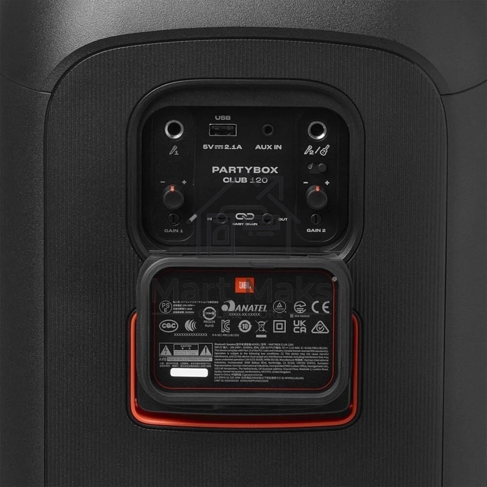 Портативная акустика JBL PartyBox CLub 120  110 Вт  Bluetooth 5