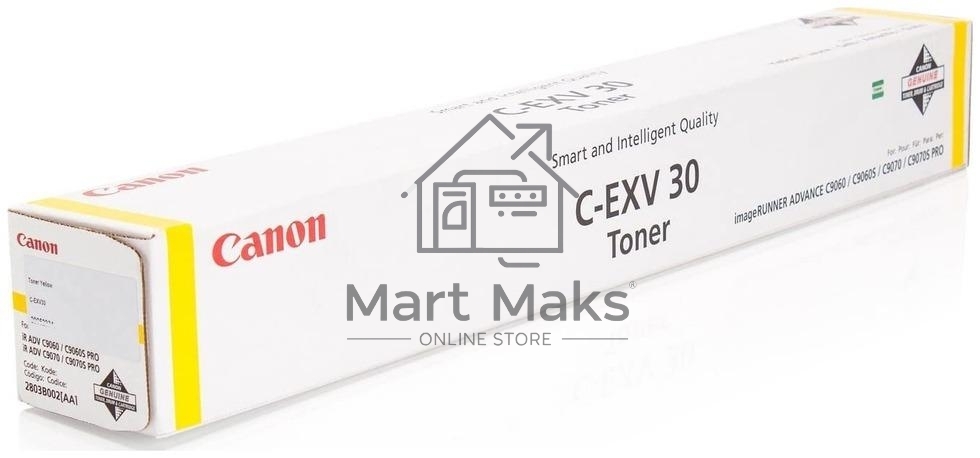 Картридж лазерный Canon C-EXV30 желтый (54000 стр.) для Canon imageRUNNER C9000, C9060, C9065, C9070
