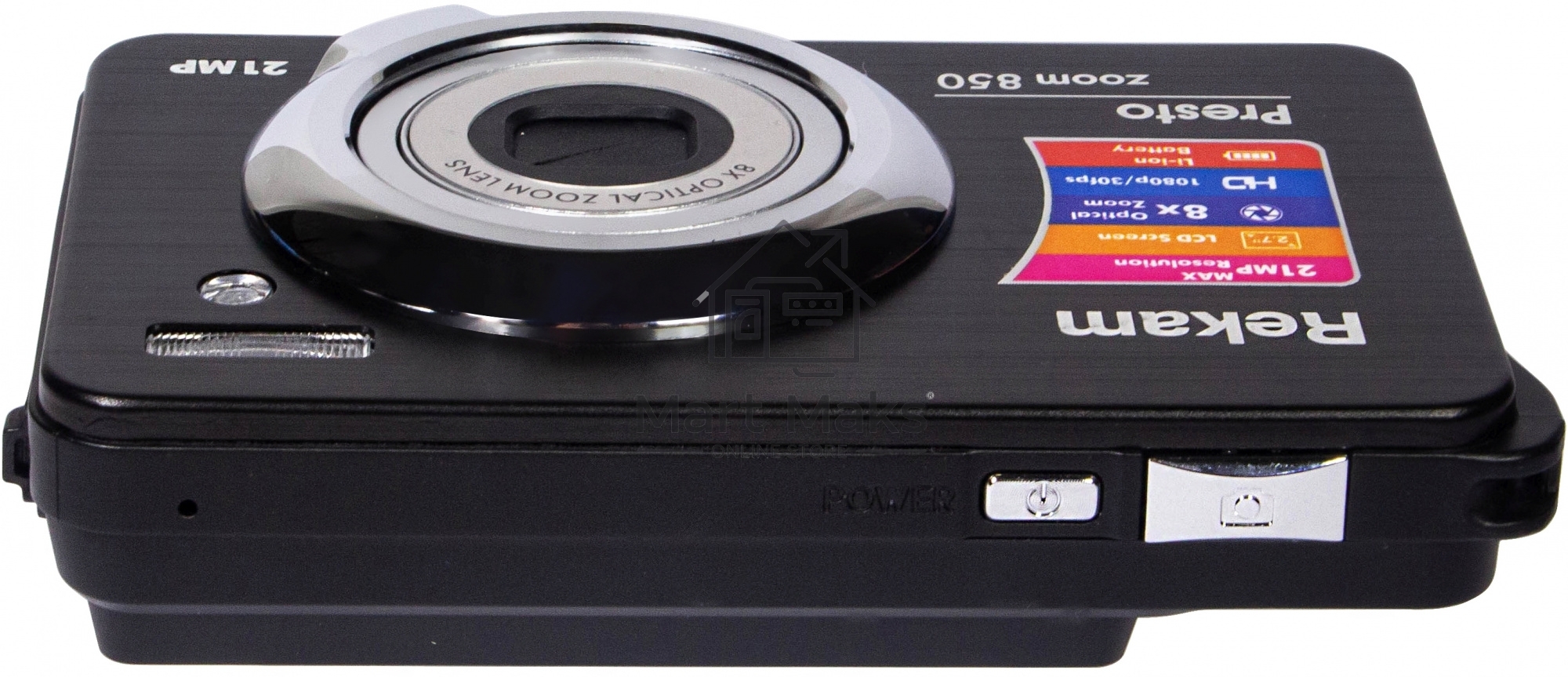 Фотоаппарат Rekam Presto zoom 850 bl черный 21Mpix 2.7