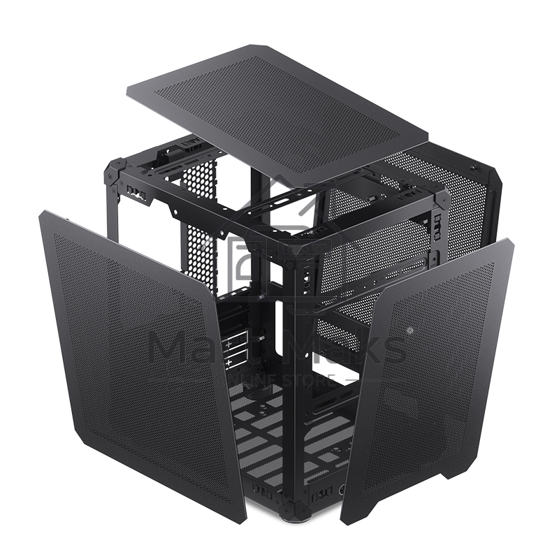 Компьютерный корпус  JONSBO C6 Black MATX без БП, mini-ITX, micro-ATX, черный