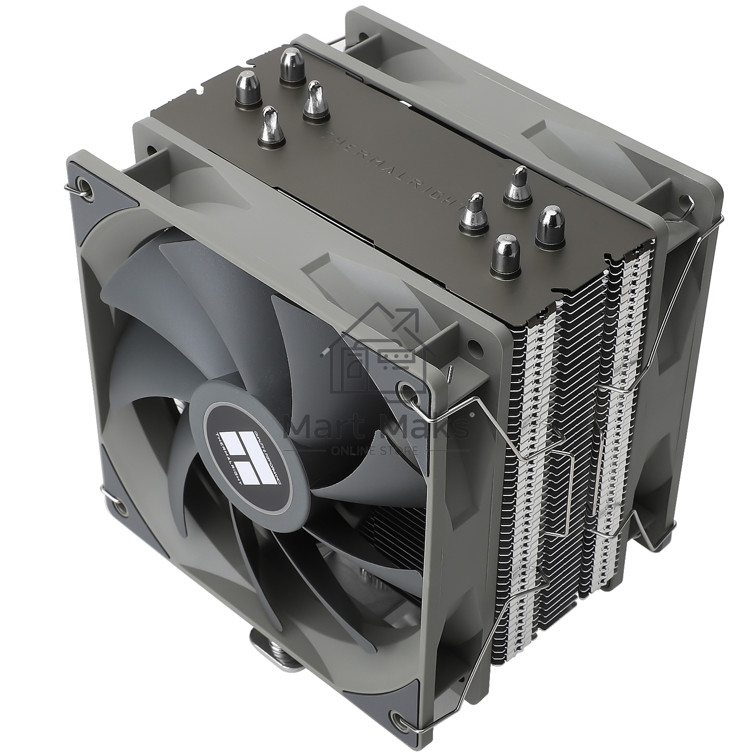 Устройство охлаждения(кулер) Thermalright Assassin Spirit 120 Plus V2 Soc-AM5/AM4/1200/1700/1851 4-pin 25.6dB Al+Cu 500gr Ret (AS120-V2-PLUS)