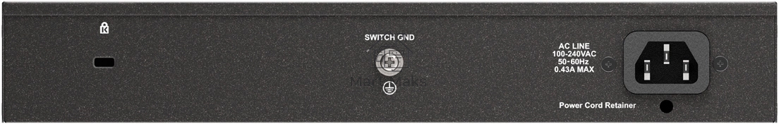Неуправляемый коммутатор D-Link DGS-1024D/J1A с 24 портами 10/100/1000Base-T