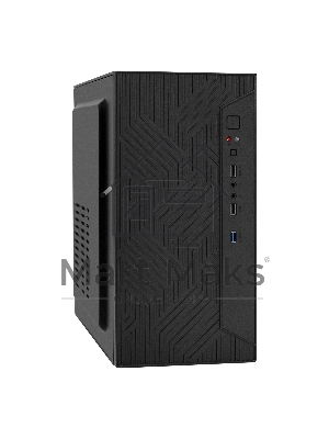 Компьютерный корпус Minitower ExeGate BAA-303U-AA500 (mATX, БП AA500 с вент. 8см, 2*USB+1*USB 3.0, HD Audio, черный)