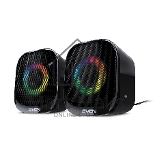 Акустическая система 2.0 АС SVEN G345, черный, (10 Вт, RGB, питание USB, Bluetooth)